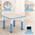thumbnail image 2 of 4 - seat para niños mesa y sillas set con height - adjustable para niños pequeños escritorio y superficie con grafiti, 2 of 5