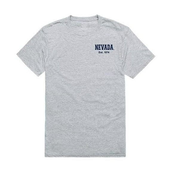 University of Nevada Reno Practice Tee for Men - Heather Grey - 2X
