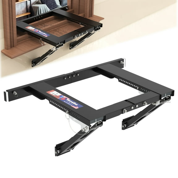 Adjustable Window AC Bracket, Quick Installation in 3minutes Without Drilling, Upgraded Extra Large Adjustment Range, Air Conditioner Support Bracket no Drill w/ Max Load Capacity of 220 lbs