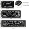 thumbnail image 2 of Black Kitchen Rug Sets 3 Piece with Runner Non Slip Kitchen Rugs and Mats Washable Kitchen Mats for Kitchen Floor Mat Carpet Runner Rugs for Hallway Laundry Decor 17”x30“+17'''' X 47''''+17"x59", 2 of 2