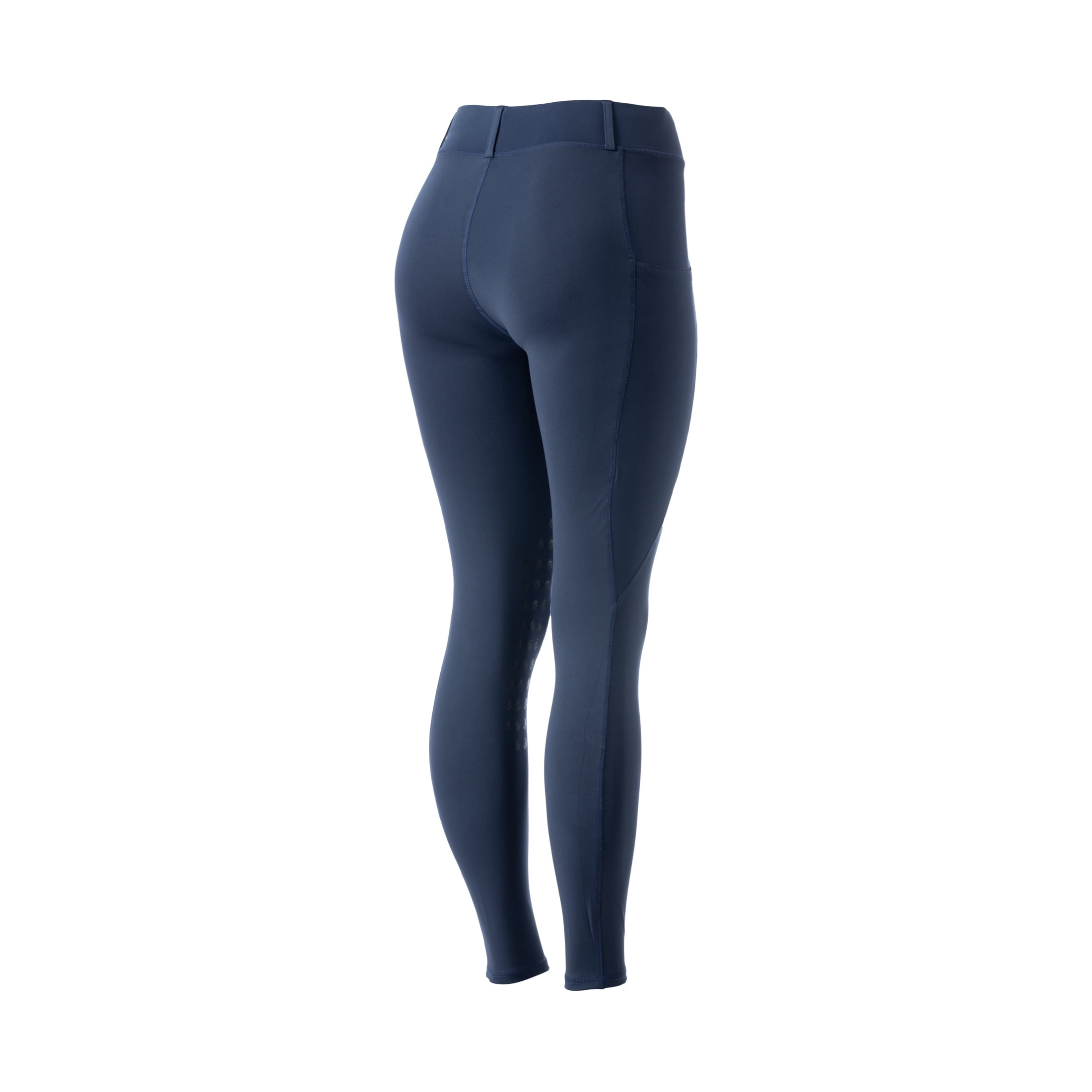 Equinavia Classic Womens Equestrian Silicone Knee Patch Breeches with Phone Pockets | Horse Riding Pants Schooling Tights