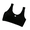 Black, variant on LYMAYTER Girls'Training Bras Teens Girls Without Underwire With Removable Seamless Bralette Top L-2XL