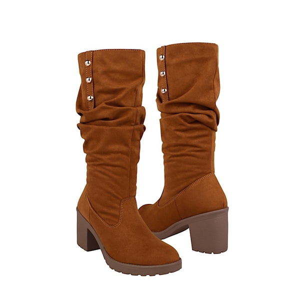 BOTAS DAMA STYLO 88-60 SUEDE CAFÉ Stylo 88-60