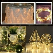 3/5/10m LED Battery Micro Rice Wire Copper Fairy String Lights Party ,Chrismas