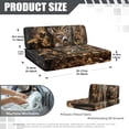 thumbnail image 7 of Uorisanigo RV Cushion Covers, Soft Camo Hunting Deer Camper Cushions Cover Dinette for RV Campers Car Couch, Replacement Sofa Camper Cushion Cover(1 Backrest & 1 Bench Covers), 7 of 7