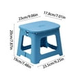 thumbnail image 3 of Home Folding Step Stool, Space Saving Small Stool, Lightweight Step Stool for Kitchen, Bathroom, Living Room and Outdoor, Sturdy Stool Enough to Support Adults, 3 of 6