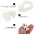 thumbnail image 2 of Miangastore Curtain Wheels Beige 1 Set 100Pcs 1In, 2 of 9