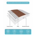 thumbnail image 5 of Quilts Twin Size, Black Striped Geometric Soft Comforter Bedding Set for Bed, Modern Boho Brown Lightweight Quilted Bedspread with Pillow Cover(2 Pieces) for All Season, 68x86 Inch, 5 of 6