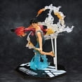 thumbnail image 4 of 16CM Una Pieza anime Figura Fuego One piece figuras/One piece Luffy Ace Fantasma Slash Zoro Demonio Viento Pie Sanji Decoración luffy gear 5/figura zoro/luffy figura/sanji one piece, 4 of 4
