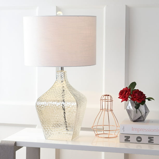 Jane 26 Glass Led Table Lamp Clear By, Clear Glass Side Table Lamps