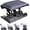 Gray, variant on Scalebeard Foot Rest for Under Desk at Work,Height Adjustable Infinite Angle Ergonomic Foldable Footrest for Office, Gaming,Computer, Removable Pad Desk Foot Stool with Massage Beads,for All Seasons