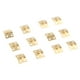 thumbnail image 1 of 12 piezas de bisagras antiguas pequeñas de 4 agujeros, bisagras de caja para joyero, joyero, Oro, 1 of 9