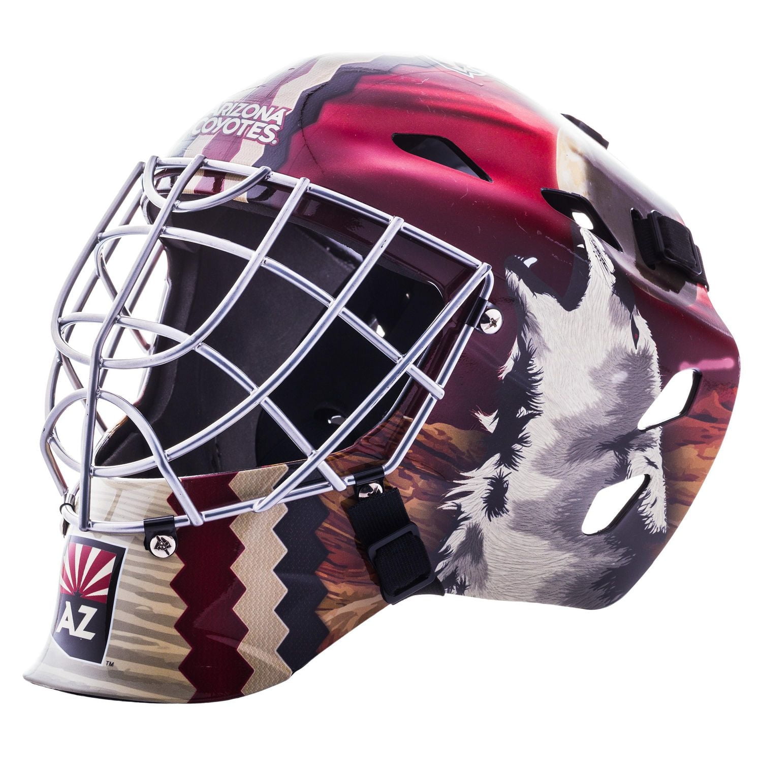 Franklin Sports GFM 1500 NHL Coyotes Goalie Face Mask