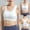 White, variant on Women Bras Plus Size Sports Underwear Yoga Wear Running Back Training Shock-Proof Vest Breasted Bra