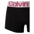 thumbnail image 3 of Calvin Klein 3 Pack Reconsidered Steel Trunks, Multicoloured, 3 of 9
