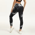 thumbnail image 7 of Resistance Band Leggings for Women High Waist Leggings, 3D Leggings Stretch Fitness Pants, High Waist Booty Scrunch Butt Yoga Trousers, Trendy Pants for Yoga, Gym, Workout Black L, 7 of 7