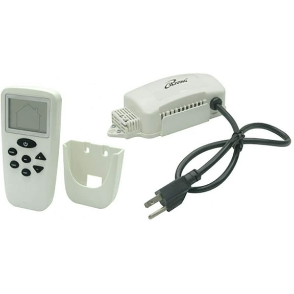 iLiving Exhaust Fan Smart Remote Control Kit with Programmable Thermostat Humidistat Solid State Speed controller Timer Long Range Large LCD