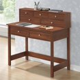 thumbnail image 1 of Techni Mobili Élégante Table de Bureau avec Rangement dans Oak, 1 of 11