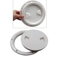 thumbnail image 6 of jiaping ABS White Round 4" Deck Inspection Access Cover Plate For Yacht, Marin, 6 of 9