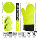thumbnail image 2 of Guantes De Horno Malubero Silicona Resistentes Al Calor 6 piezas verde, 2 of 3
