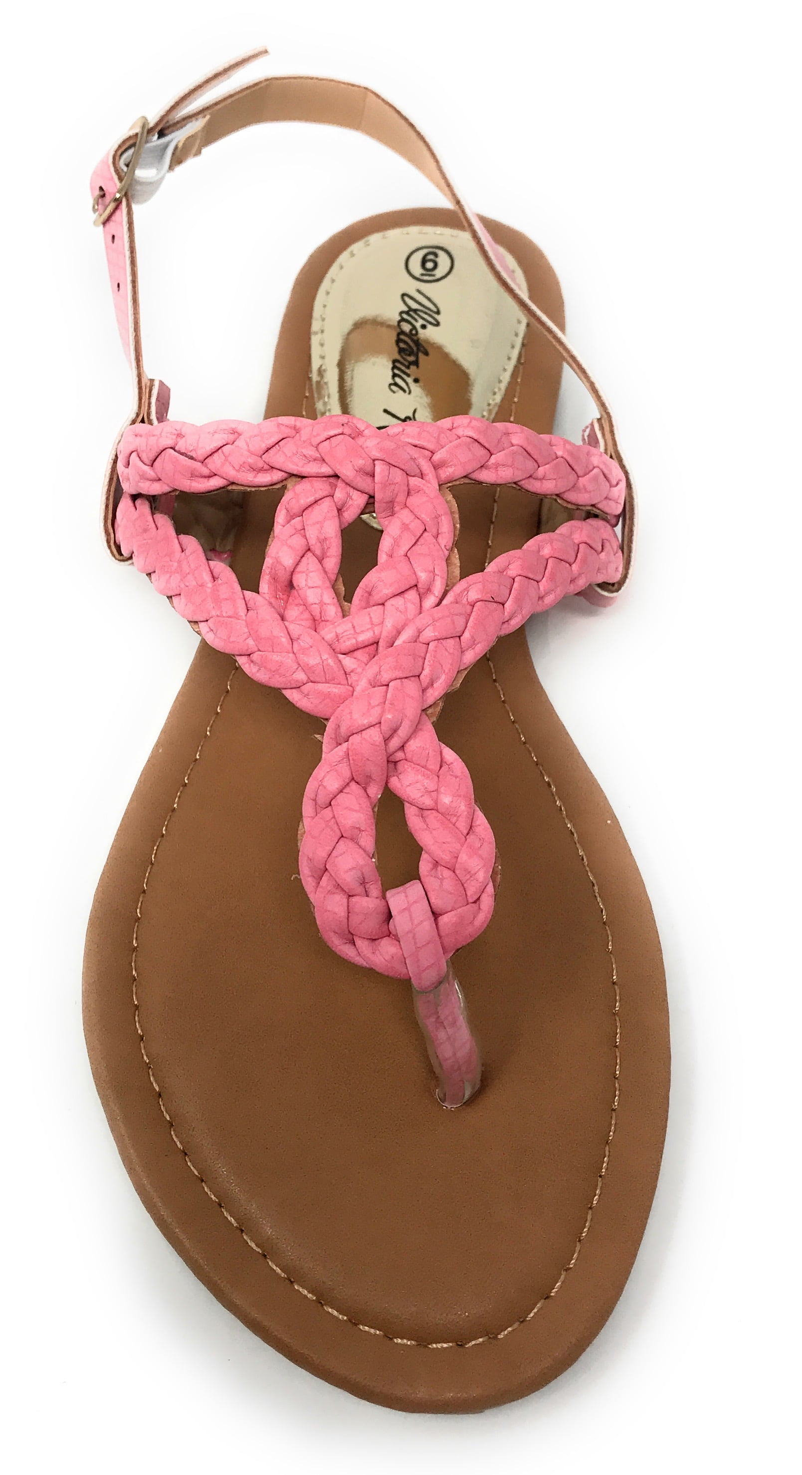 Victoria K Women's Braided Design Sandals