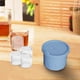 thumbnail image 3 of Bandeja grande para cubitos de hielo con tapa para tazas de 20-24oz | 3 Moldes de cilindros huecos | Silicona reutilizable de grado alimentario | Tapa impermeable y de fácil liberación y hermética, 3 of 4
