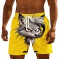 thumbnail image 2 of Pantalones Elásticos de la Cintura de la Playa de Ocio de Verano de los Hombres con Cordón Ajustable, Bolsillo Oculto, Poliéster Ligero para el Uso Casual, 2 of 5