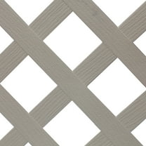 Fantasea White Plastic Lattice Fencing 24" High X 48" Long - 4 Pack