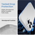 thumbnail image 4 of for iPhone 13 Pro Max Case, Silicone Upgraded [Camera Protection] Phone Case with [2 Screen Protectors], Soft Anti-Scratch Microfiber Lining Inside, 6.7 inch, White, 4 of 11