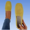 thumbnail image 5 of HAOTAGS Womens Loafers Shoes Breathable Slip on Casual Walking Flats Yellow Size 7.5, 5 of 6