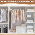 thumbnail image 2 of Closet Rods for Hanging Clothes to es Adjustable Heavy Duty Closet Rod Easy to Install Closet Poles for Hanging Clothes Wardrobes Laundry Perfect for Closet Organizer, 2 of 6