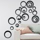 thumbnail image 1 of 24pcs, Round Mirror Wall Sticker, Removable Self-adhesive Mirror Sticker, Plastic Wall Sticker, Wall Art Sticker, Home Decor Bedroom Accessories Room Decoration, 1 of 5