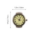 thumbnail image 2 of Retro Design Finger Watch Creative Vintage Gift Watch Decorative Ring Watch, 2 of 9