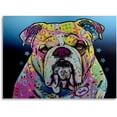 thumbnail image 2 of Trademark Fine Art "The Bulldog" Brushed Aluminum Wall Art Art by Dean Russo 16x22, 2 of 4