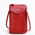 thumbnail image 1 of Pu Leather Blocking Crossbody Cell Phone Bag For Women Wallet Purse, Small Crossbody Cell Phone Purse For Women, 1 of 5
