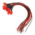 thumbnail image 2 of Electronic Component,50PCS 12V 8mm Bright Light Emitting Diodes V Light Diode Expertly Crafted, 2 of 8