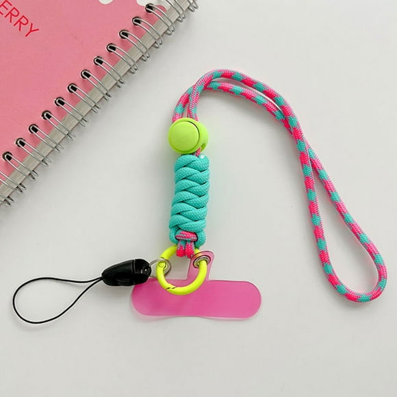 Mobile Phone Lanyard Adjustable Reusable Neck Hanging Adjustable Lanyard with Hook Rope with Hook Microfiber Safety Straps Accessory Picnic Running Type 9