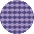 thumbnail image 1 of Ahgly Company Indoor Round Patterned Purple Amethyst Purple Area Rugs, 4' Round, 1 of 6