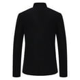 thumbnail image 4 of cllios Mens Casual Suit Blazer Jackets Stand Mandarin Collar Lightweight Sport Coats Long Sleeve Button Down Business Coat Slim Fit Blazer Jacket for Dinner Prom Party, 4 of 7