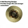 thumbnail image 2 of Primefit TC1438PB6-B10-P 6-Ball Auto Coupler Brass 0.25 in. x 0.37 in. Push on Barb - Pack of 10, 2 of 2