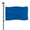 Blue, variant on WEUVEB blank event flag Solid Color Flags Polyester Event Organizers Sports Events 2Pcs