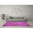 thumbnail image 3 of Ahgly Company Indoor Round Persian Purple Traditional Area Rugs, 8' Round, 3 of 4