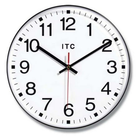 UPC 731742091215 product image for Infinity Instruments Basic Prosaic Black 12-inch Traditional Analog Display Wall | upcitemdb.com