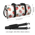thumbnail image 2 of Honeii Hand Drawn Strawberry Print Duffle Bag and Adjustable Strap,Foldable Travel Duffel Bags for Men Women,Waterproof Duffel Bags, 2 of 6