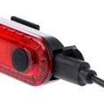 thumbnail image 3 of Lumière Arrière Étanche à Haute Luminosité, Rechargeable par USB, pour Vélo, 4 Modes, 5 LED, 3 of 7