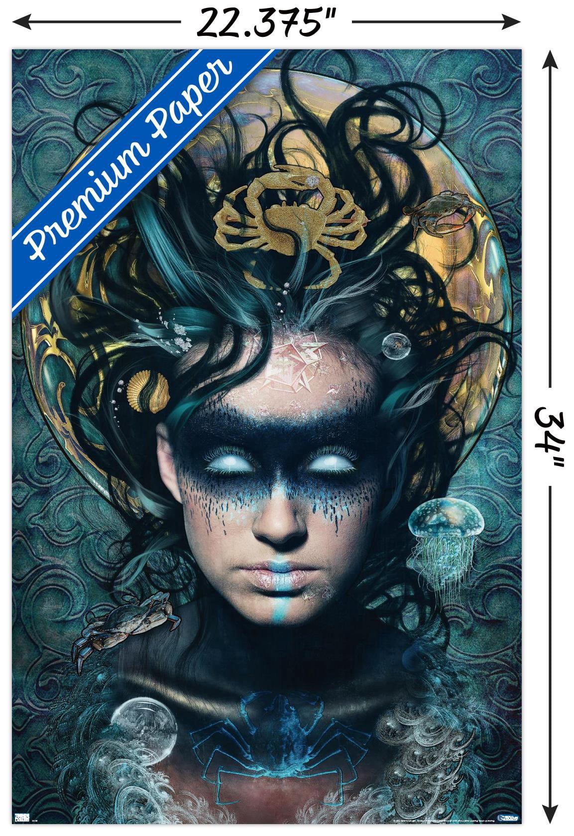 Jena DellaGrottaglia: Cosmic Zodiac - Cancer Wall Poster, 22.375" x 34"