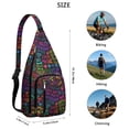 thumbnail image 2 of Écharpe d'Extérieur à Empreinte de Patte - Sac à Bandoulière Inspiré des Chiens, Durable et Résistant à l'Eau pour la Randonnée et le Cyclisme, 2 of 4