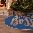 thumbnail image 5 of Sikiie Girl Boss Nativity Christmas Tree Skirt, Jesus Christian Winter Holiday Tree Mat Decoration(30-48IN)36", 5 of 6