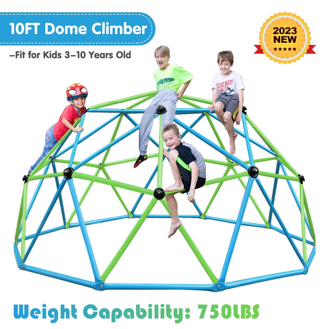 Zupapa Climbing Dome, Outdoor Jungle Gym, 10FT Upgraded Dome Climber