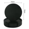 thumbnail image 6 of 6Pcs Double-Sided Faux Leather Coasters Set Round Drink Coaster for Table Protection Heat Insulation Waterproof Cup Mat for Home And Office, 6 of 7